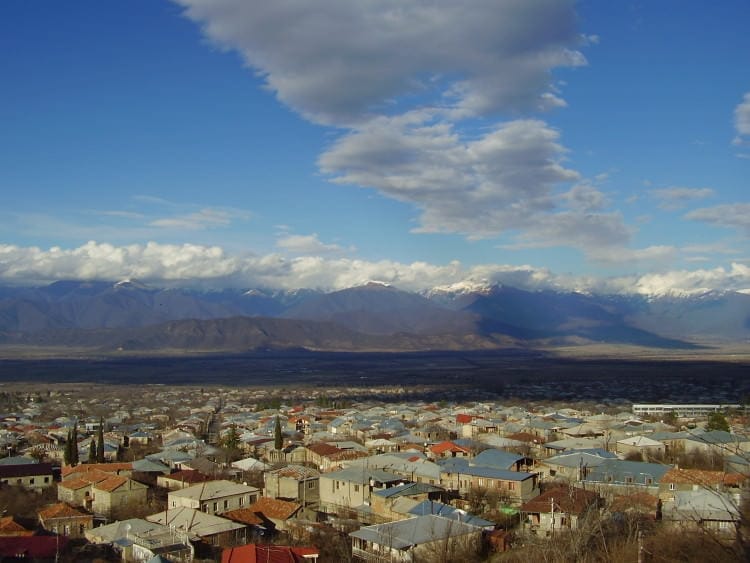 panorama-e1432228323787 Телави - красивый город Грузии вблизи Алазанской долины