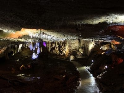Kumistavi Cave uphill view e