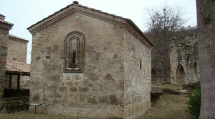 Старинный православный монастырь Икалто вблизи города Телави
