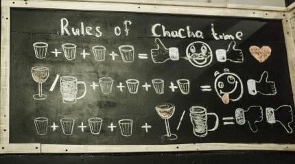 Стильный бар "Chacha time" в историческом центре Батуми