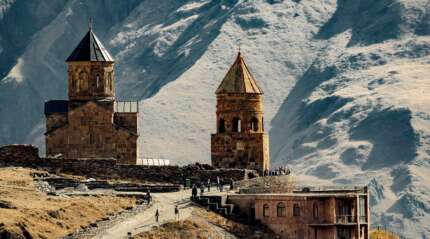 Гергетская церковь - святыня у подножия горы Казбек