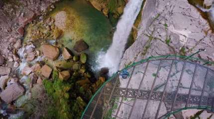 Водопад Окаце на западе Грузии открыли для посетителей. ФОТО