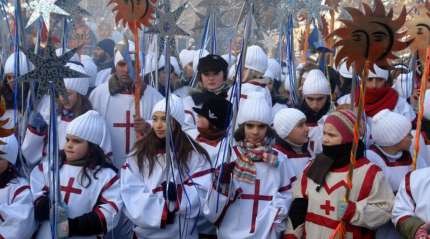 Алило - традиционное рождественское шествие